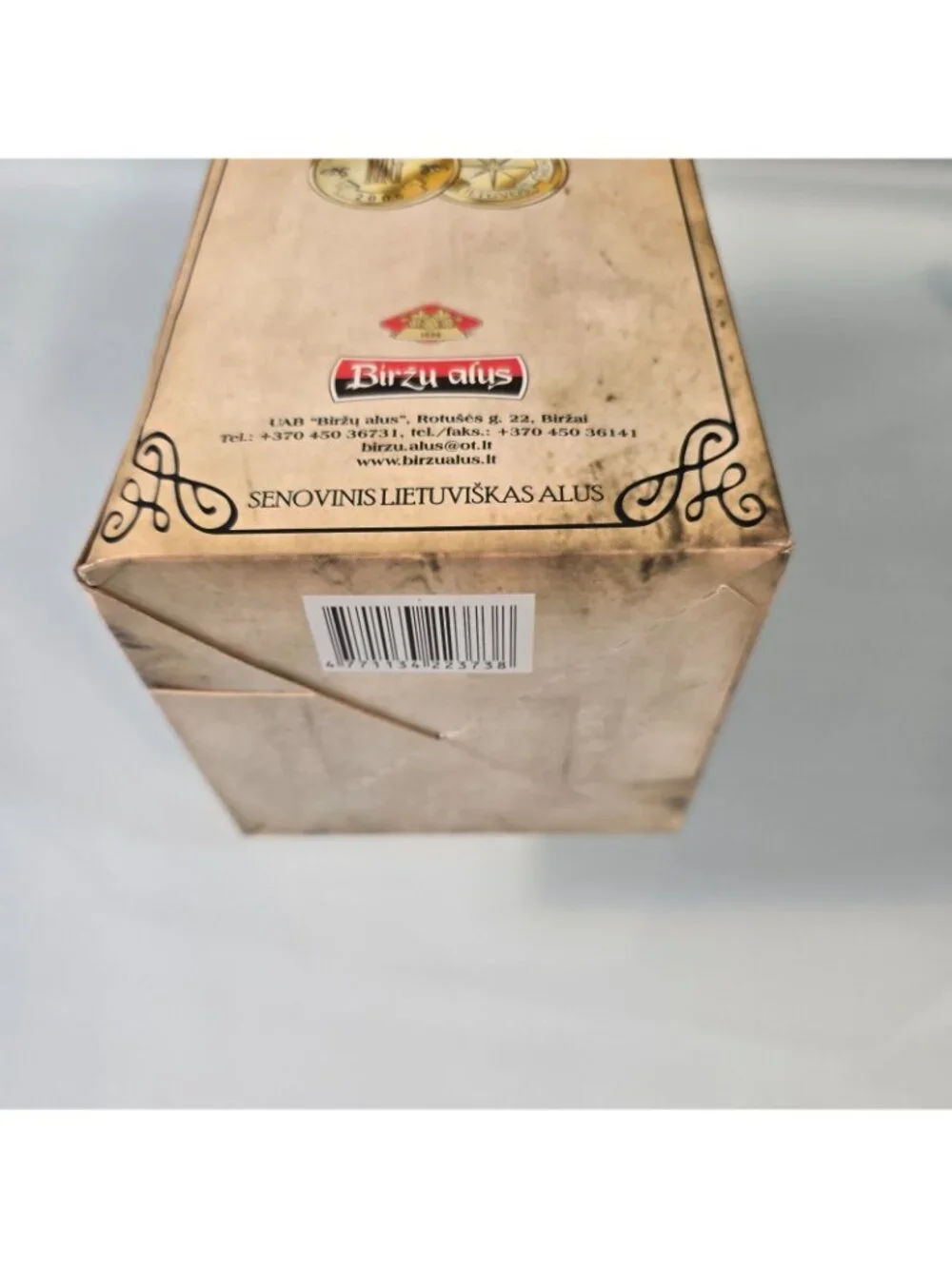 1686 Jubiliejinis Biržų Alus 1L Beer Bottle Empty Glass Flip Top